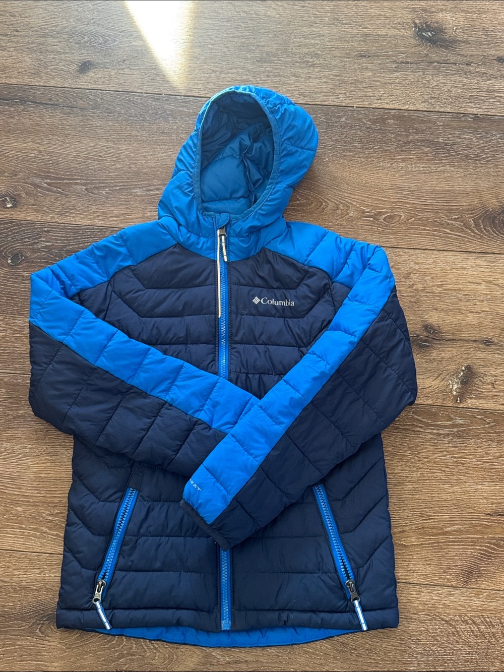 Columbia blue coat youth medium 10/12